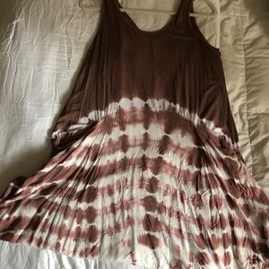 Flowy tie dye dress